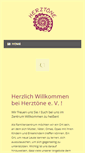 Mobile Screenshot of herztoene-ev.de