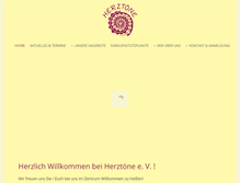 Tablet Screenshot of herztoene-ev.de